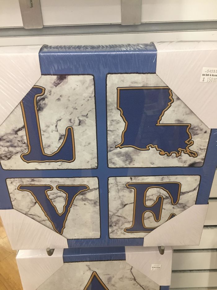 If Only Louisiana Were Shaped Like A Letter In The Word Love, This Would Have Worked Much Better