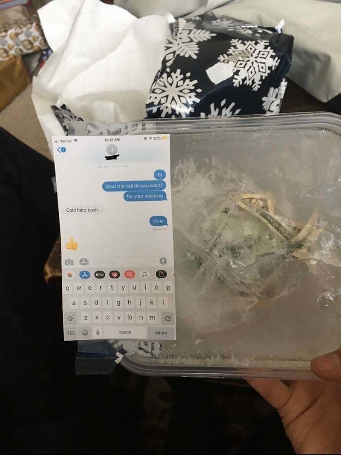 My Step Brother Got Me For Stockings. I Really Set Myself Up There. It Was Just Too Easy