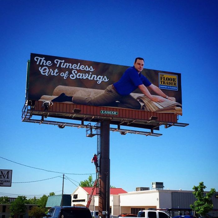 Drove By One Of The Best Billboard Ads I've Ever Seen This Morning