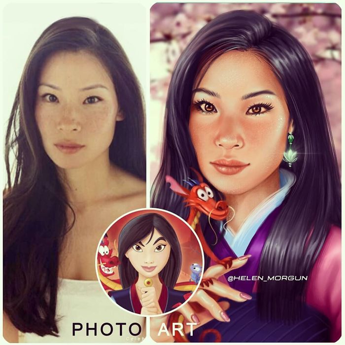 Lucy Liu As Mulan
