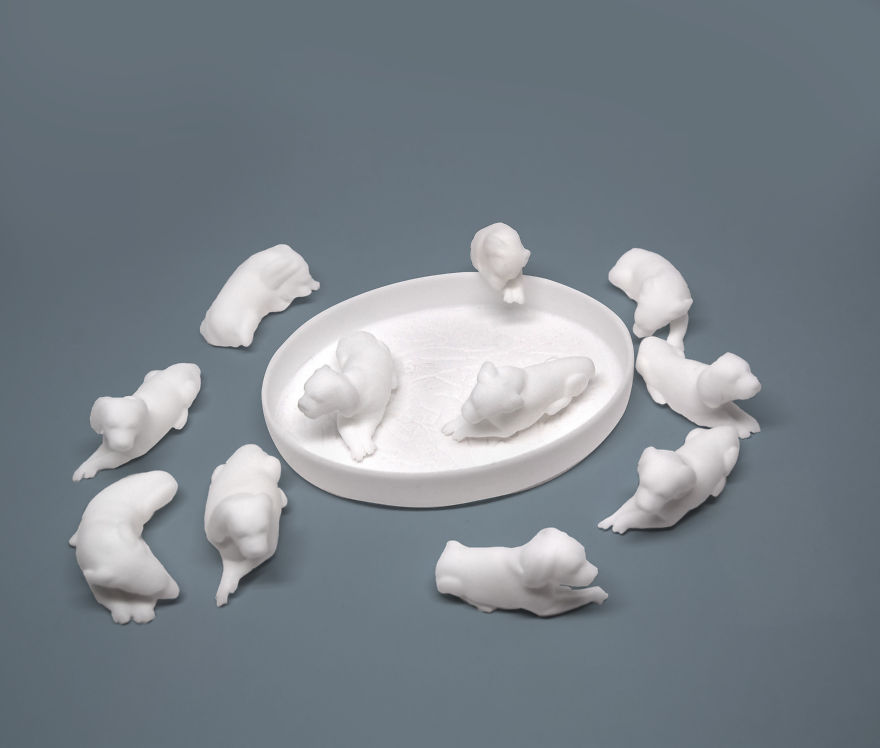 Snuggle Puzzle: I Made A 3D Puzzle Of Snuggling Puppies Snuggle Puzzle: I Made A 3D Puzzle Of Snuggling Puppies