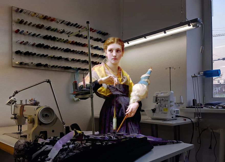 Artist Brings Classic Painting Characters To Today's World (New Pics)