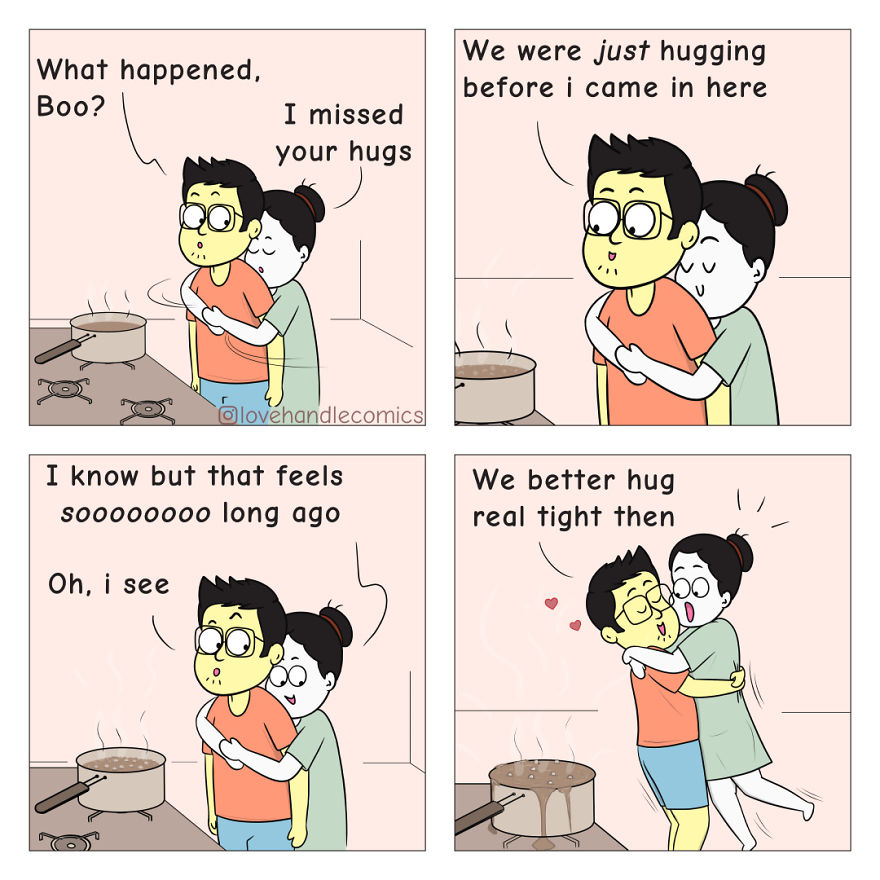 20 Comics Illustrating The Daily Moments From Our Relationship