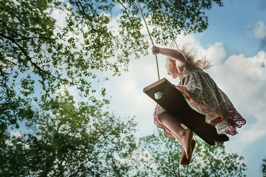 I've Photographed My Daughter On The Same Tree Swing For 3 Years, Here Are Some Of My Favorites