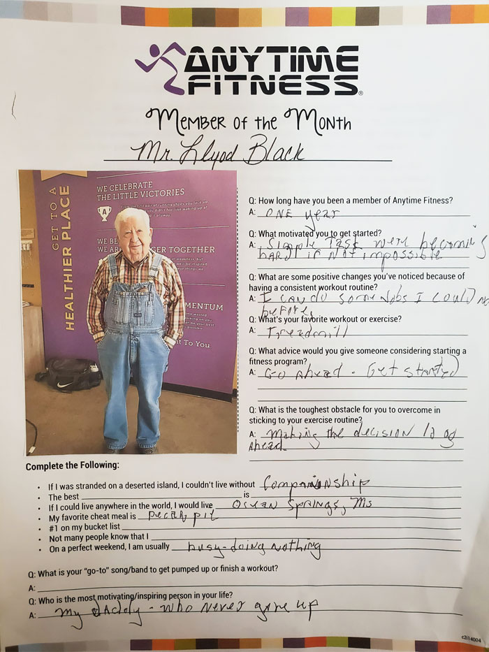 91-Year-Old Grandpa Starts Going To The Gym 3 Times A Week, Proves It's Never Too Late To Get Into Fitness