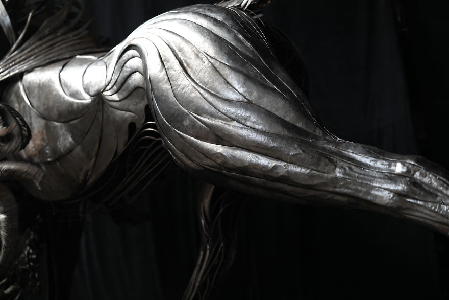 2 Years And 20,000 Welded Steel Pieces Later, I've Completed My Project Which Symbolizes The Threat Of Climate Change 2 Years And 20,000 Welded Steel Pieces Later, I've Completed My Project Which Symbolizes The Threat Of Climate Change