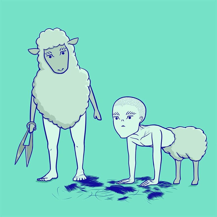 This South Korean Artist Created A Parallel Universe And Portrayed It With Comics That Will Stir Your Mind