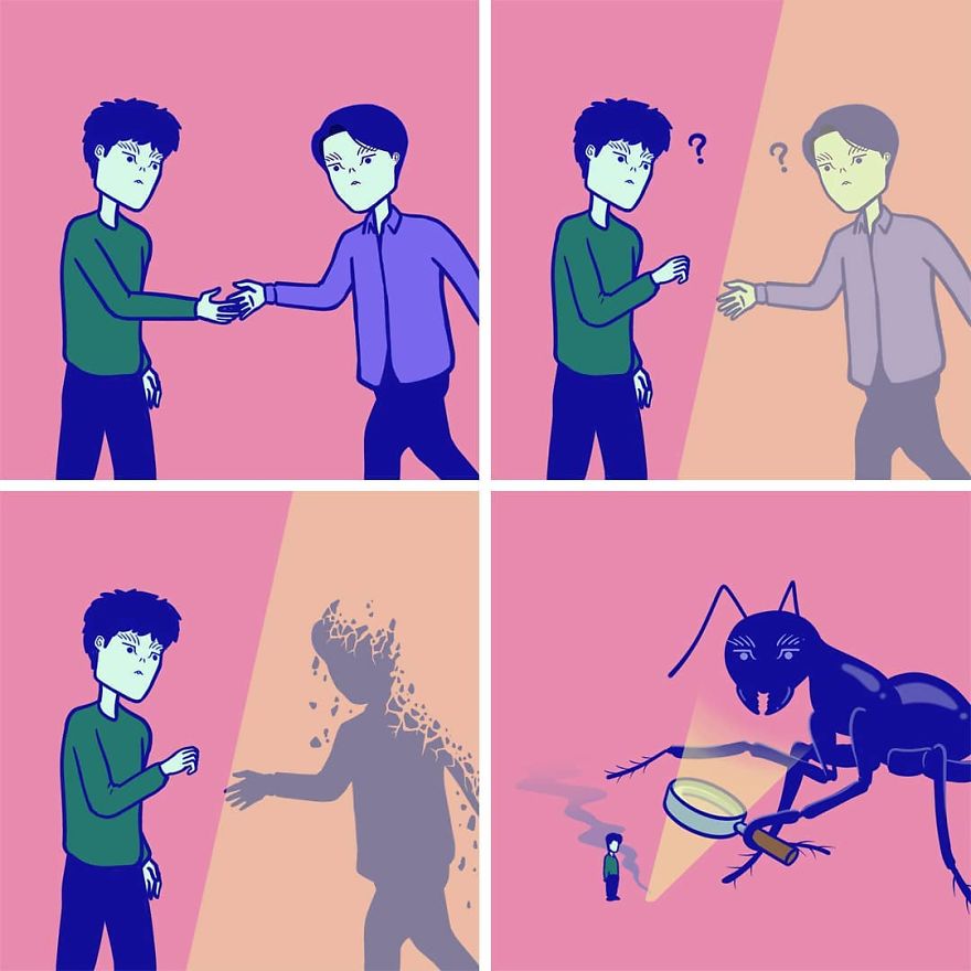 This South Korean Artist Created A Parallel Universe And Portrayed It With Comics That Will Stir Your Mind