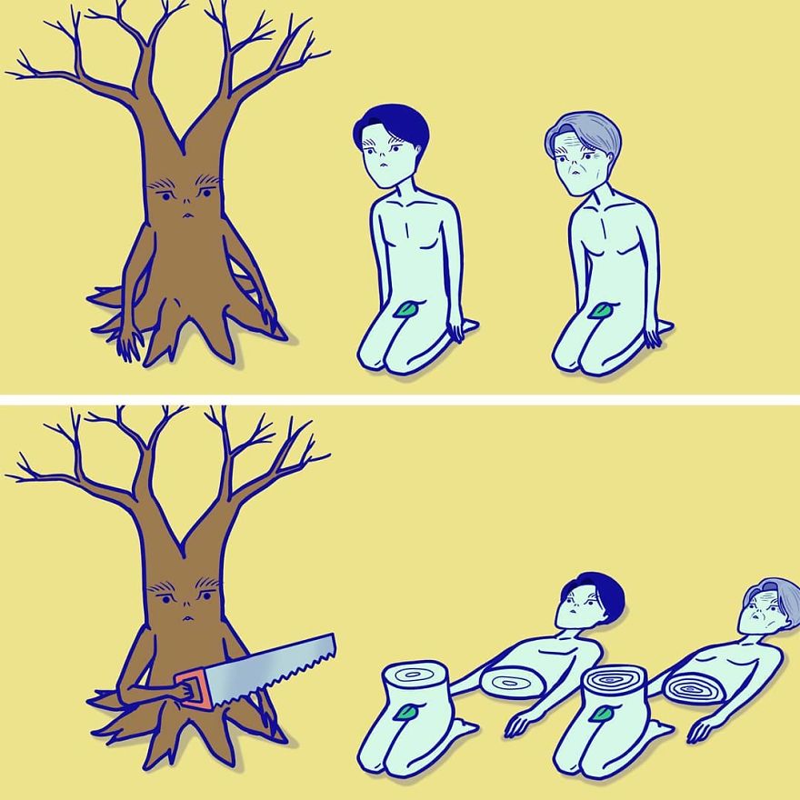 This South Korean Artist Created A Parallel Universe And Portrayed It With Comics That Will Stir Your Mind