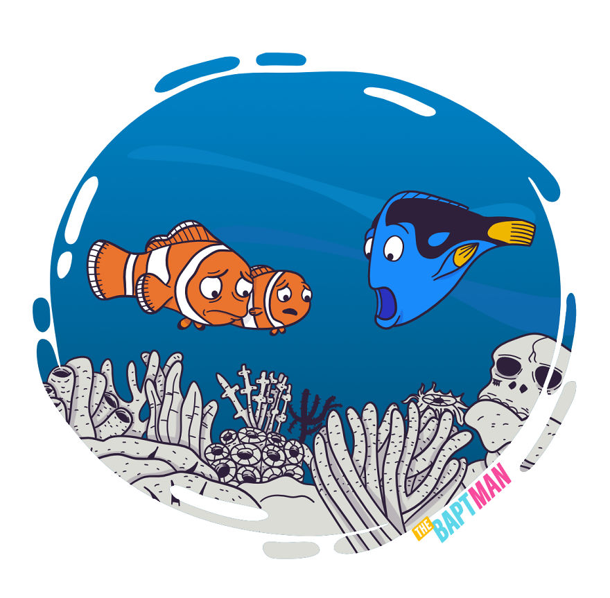 Nemo And Dead Corals