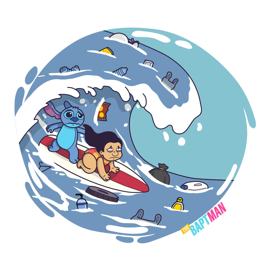 Lilo & Stitch And Plastic Pollution