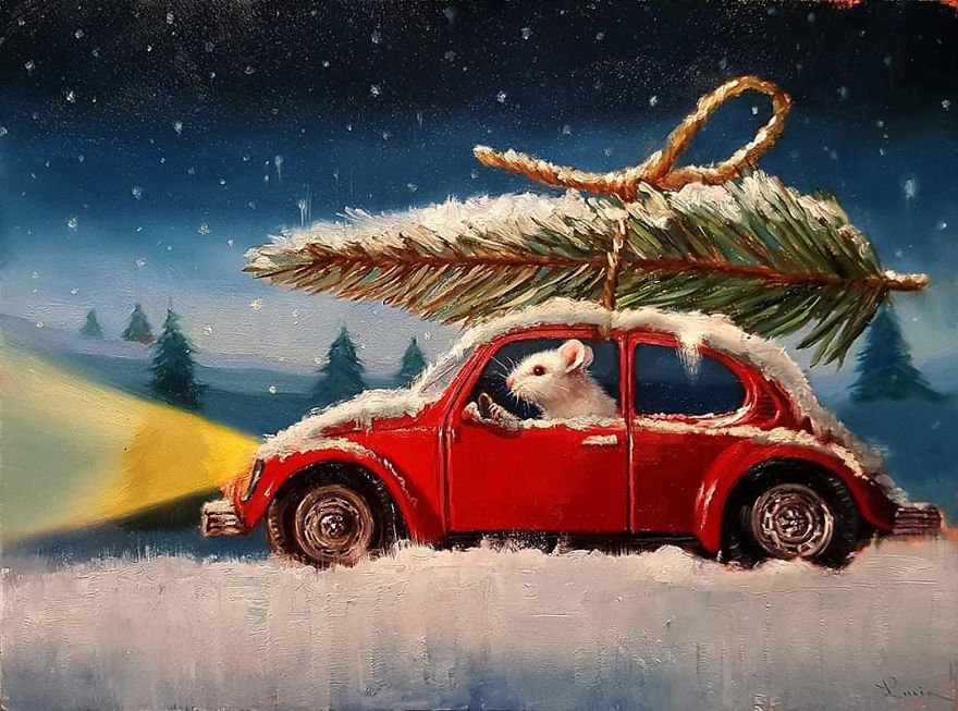 Artist Shows The Daily Life Of Mice In A Cute And Adorable Way (49 Pics)