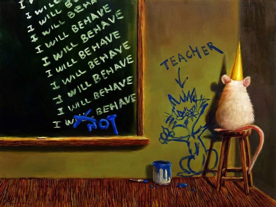 Artist Shows The Daily Life Of Mice In A Cute And Adorable Way (49 Pics)