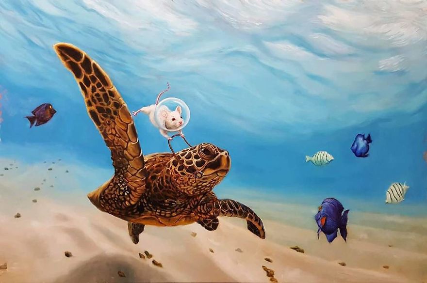 Artist Shows The Daily Life Of Mice In A Cute And Adorable Way (49 Pics)