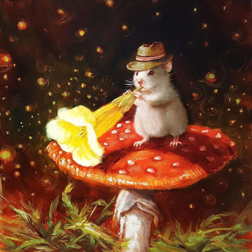 Artist Shows The Daily Life Of Mice In A Cute And Adorable Way (49 Pics)