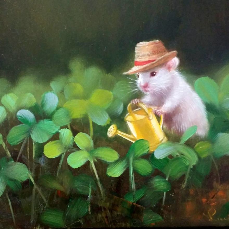 Artist Shows The Daily Life Of Mice In A Cute And Adorable Way (49 Pics)