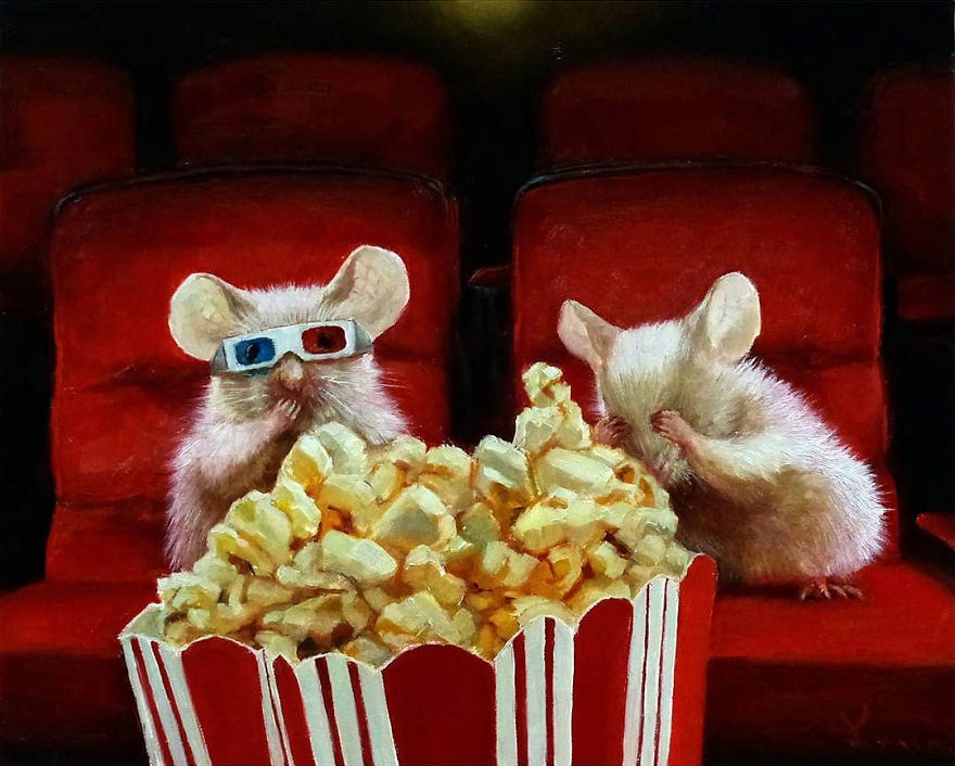 Artist Shows The Daily Life Of Mice In A Cute And Adorable Way (49 Pics)