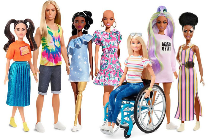 Barbie Celebrates Diversity By Creating Differently-Abled Dolls With Vitiligo And No Hair That Come In 35 Different Skin Tones