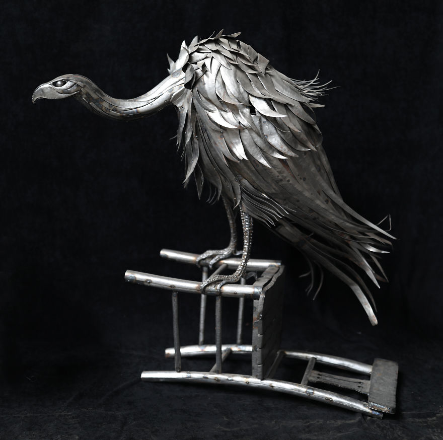 2 Years And 20,000 Welded Steel Pieces Later, I've Completed My Project Which Symbolizes The Threat Of Climate Change 2 Years And 20,000 Welded Steel Pieces Later, I've Completed My Project Which Symbolizes The Threat Of Climate Change