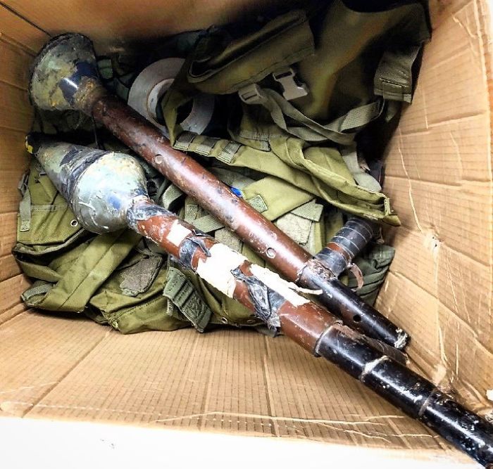 Box Of Inert Replica Rocket Propelled Grenade Launchers