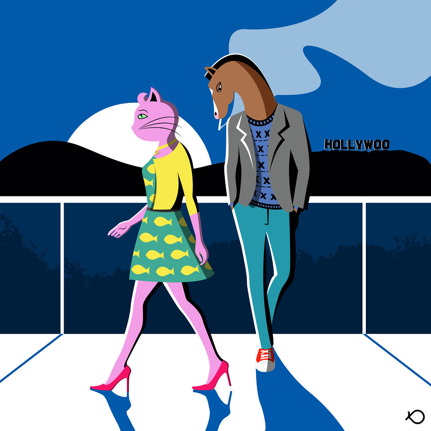 Bojack Horseman And Princess Carolyn