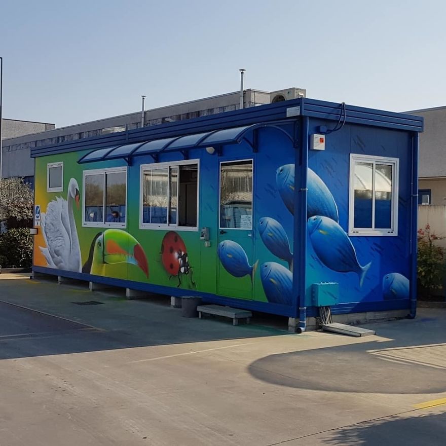 This Street Performer Beautifies The Walls And Empty Spaces Of His City With His Stunning 3D Art.