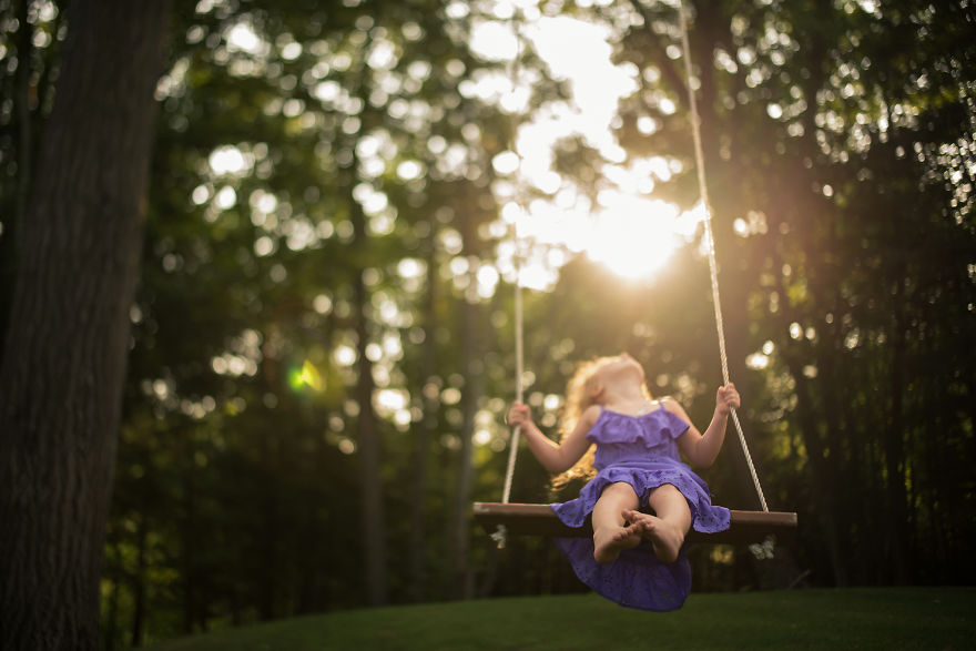 I've Photographed My Daughter On The Same Tree Swing For 3 Years, Here Are Some Of My Favorites