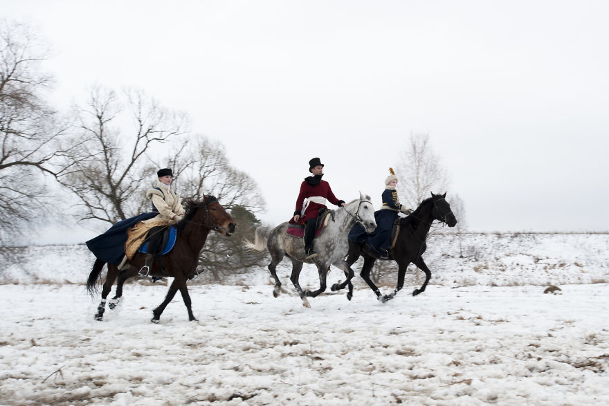 The Peculiarities Of The Historical Reenactment Of Horse-Hunts Held By Russian Aristocracy