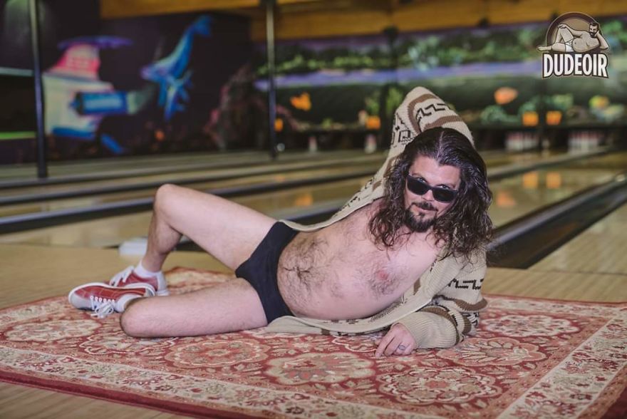 The Rug Really Tied The Shoot Together