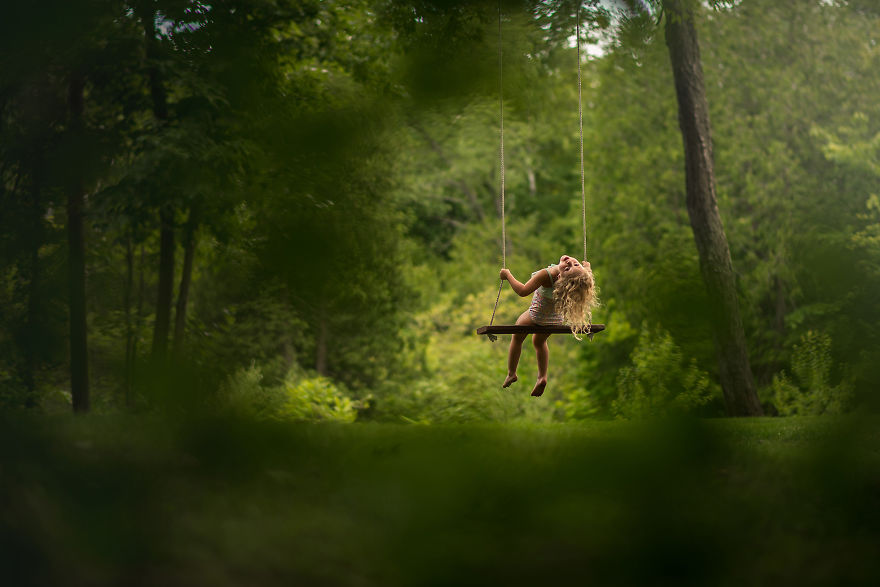 I've Photographed My Daughter On The Same Tree Swing For 3 Years, Here Are Some Of My Favorites