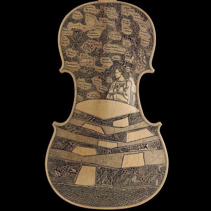 I Spent Over 4 Years Illustrating Dante's Inferno On Musical Instruments And Here's How It Looks On Violins I Spent Over 4 Years Illustrating Dante's Inferno On Musical Instruments And Here's How It Looks On Violins