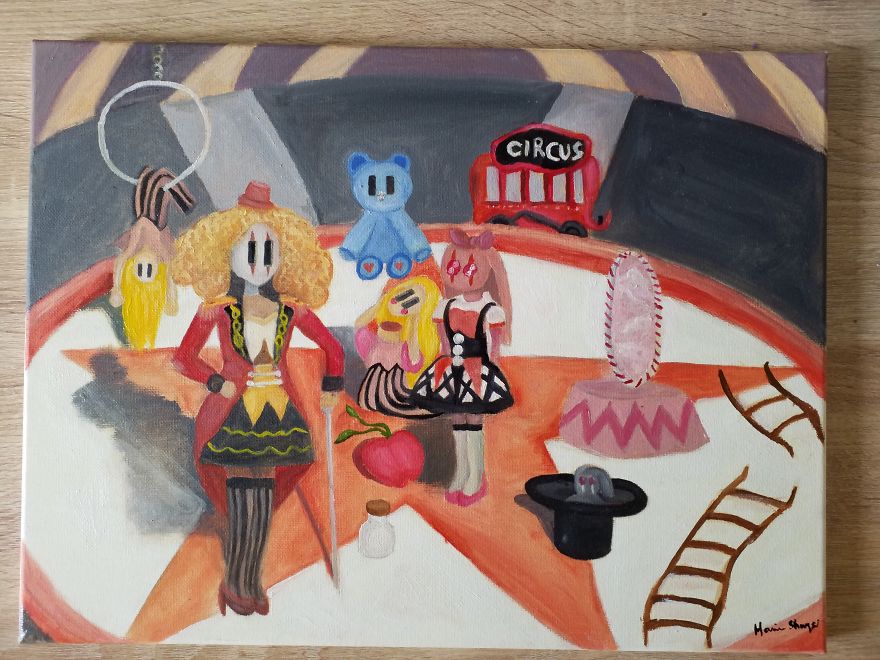 I Turn My Lucid Dreams Into Whimsical Paintings