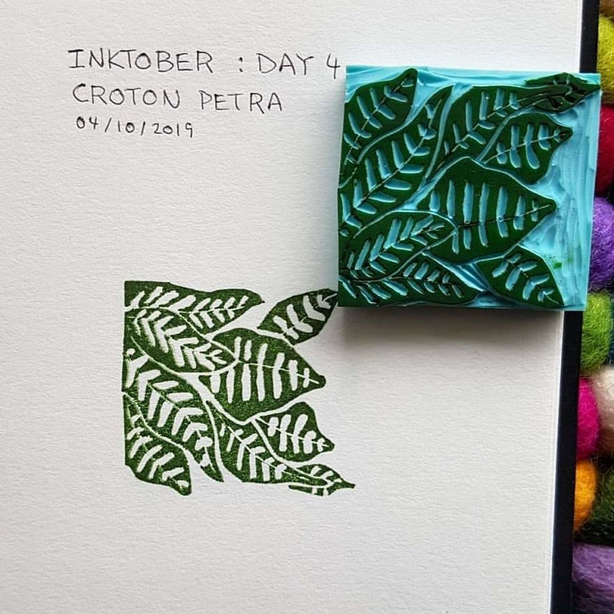 I Made Art With A £5 Rubber Stamp DIY Kit