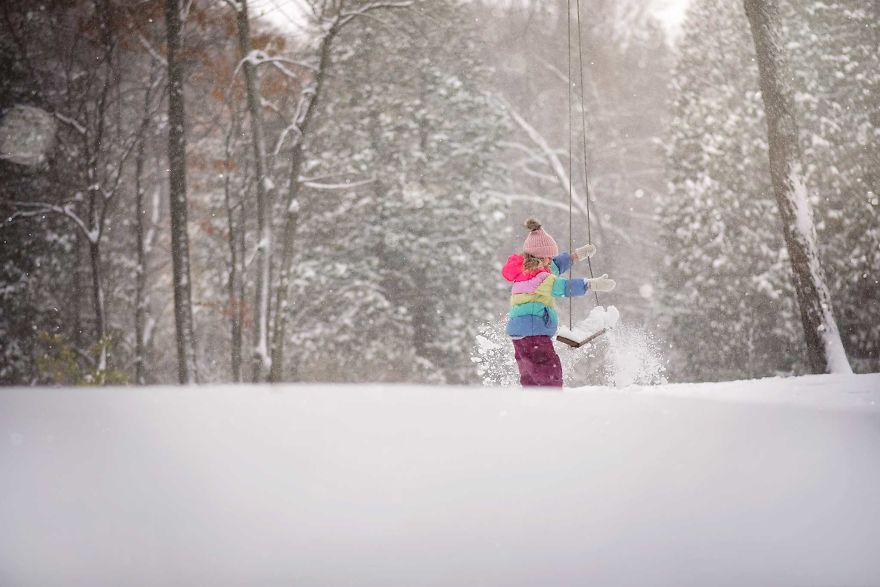 I've Photographed My Daughter On The Same Tree Swing For 3 Years, Here Are Some Of My Favorites