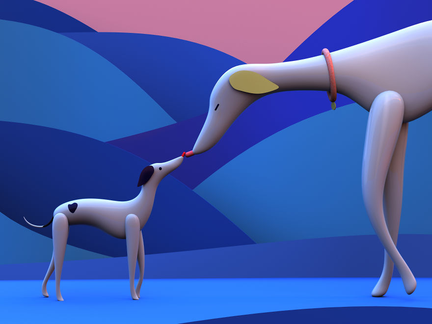 My Minimalist Dog Series