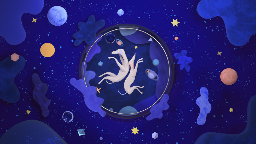 My Minimalist Dog Series