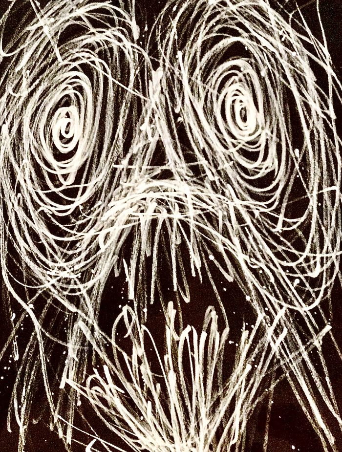 My Schizophrenic Friend Makes Really Intense Paintings Of His Inner Demons