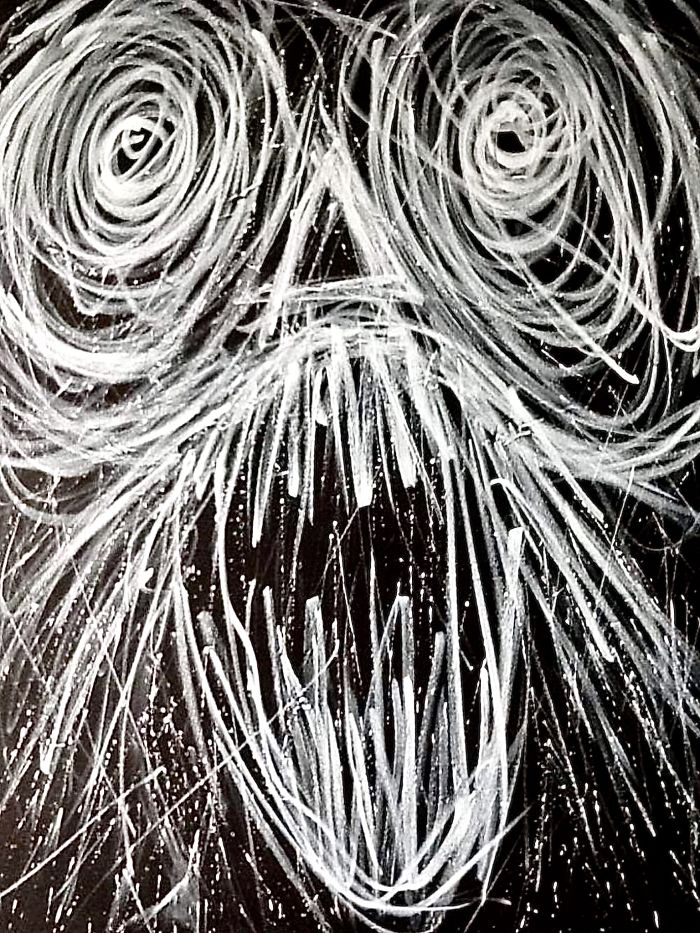 My Schizophrenic Friend Makes Really Intense Paintings Of His Inner Demons