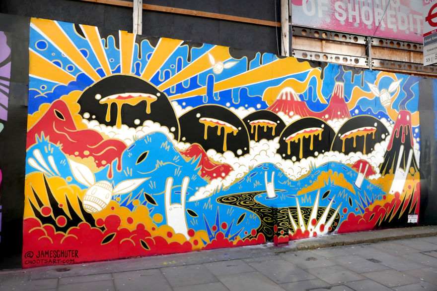 Psychedelic London Street Art Psychedelic London Street Art