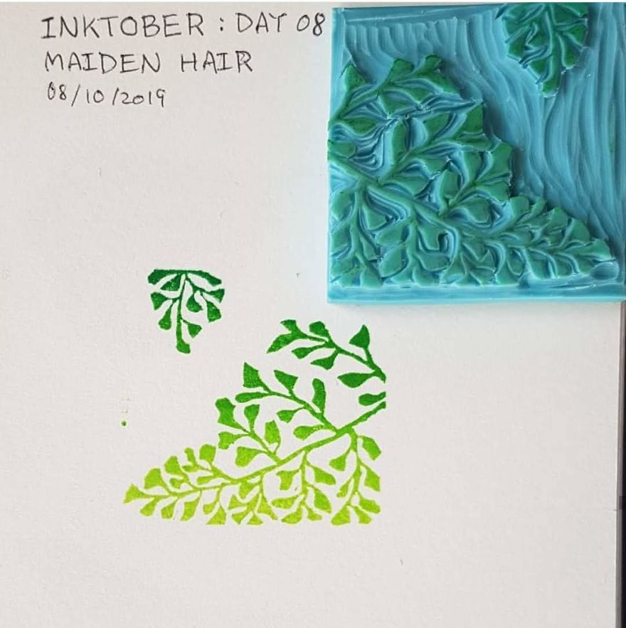 I Made Art With A £5 Rubber Stamp DIY Kit