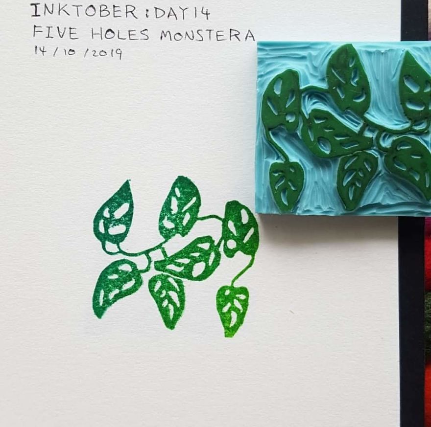 I Made Art With A £5 Rubber Stamp DIY Kit