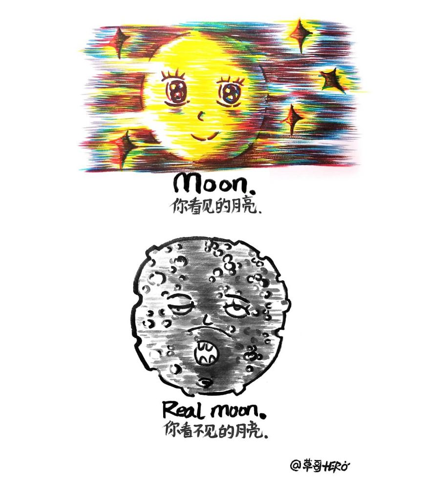 I've Reimagined The Boring Ordinary Life Situations From Very Dark And Humorous Perspectives