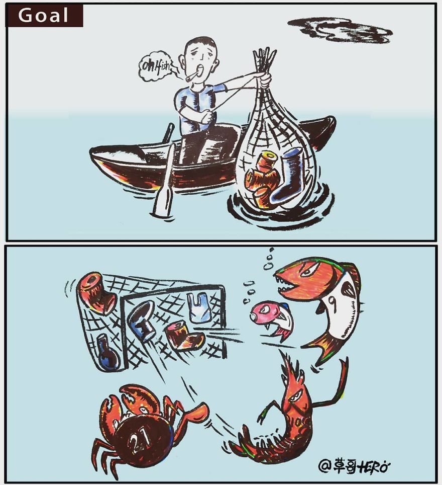 I've Reimagined The Boring Ordinary Life Situations From Very Dark And Humorous Perspectives