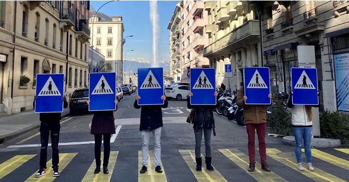 Geneva Feminizes Its Traffic Signs To Promote Gender Equality But Not Everyone Is On Board Geneva Feminizes Its Traffic Signs To Promote Gender Equality But Not Everyone Is On Board