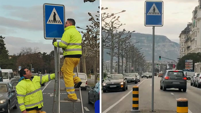 Geneva Feminizes Its Traffic Signs To Promote Gender Equality But Not Everyone Is On Board Geneva Feminizes Its Traffic Signs To Promote Gender Equality But Not Everyone Is On Board