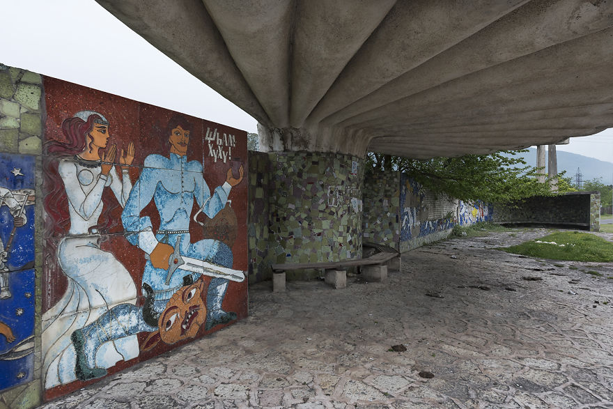 The Most Unique Bus Stops That I Found In Abkhazia (13 Pics)