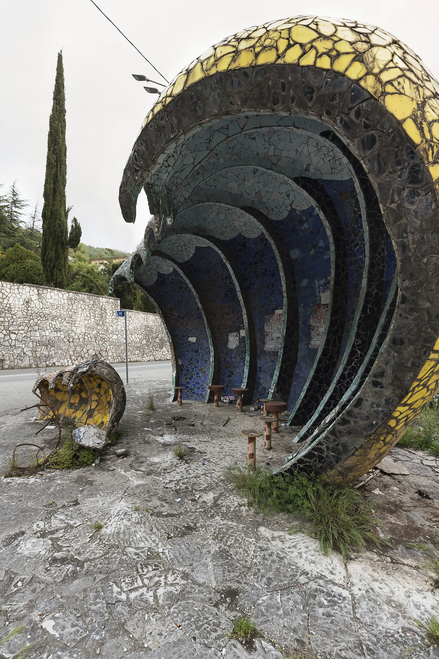 The Most Unique Bus Stops That I Found In Abkhazia (13 Pics)