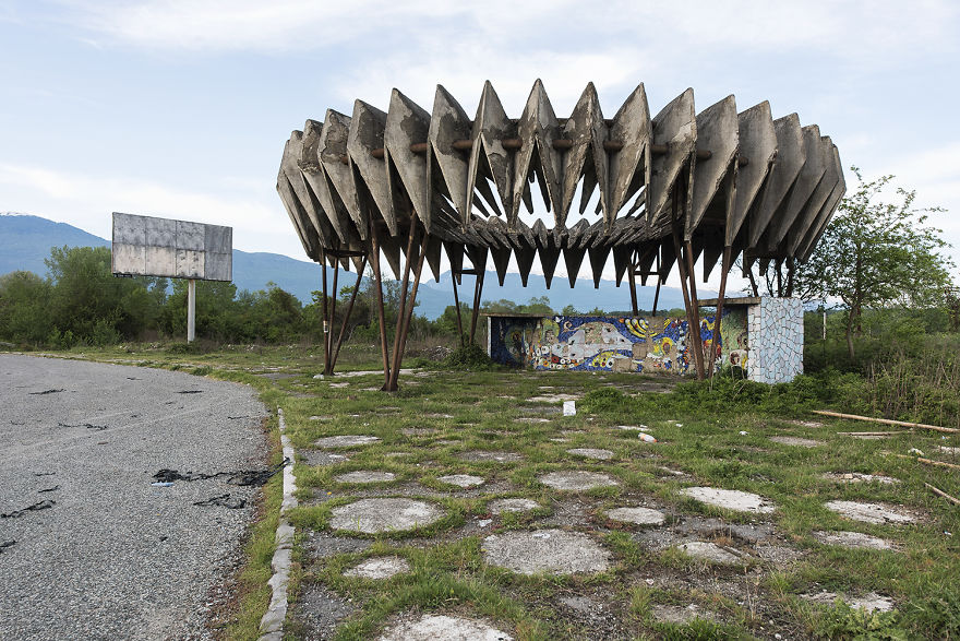 The Most Unique Bus Stops That I Found In Abkhazia (13 Pics)
