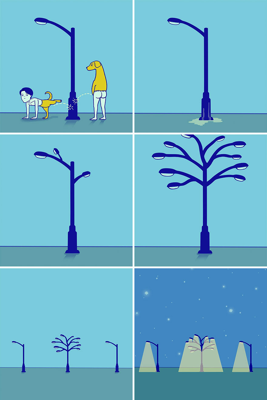 This South Korean Artist Created A Parallel Universe And Portrayed It With Comics That Will Stir Your Mind