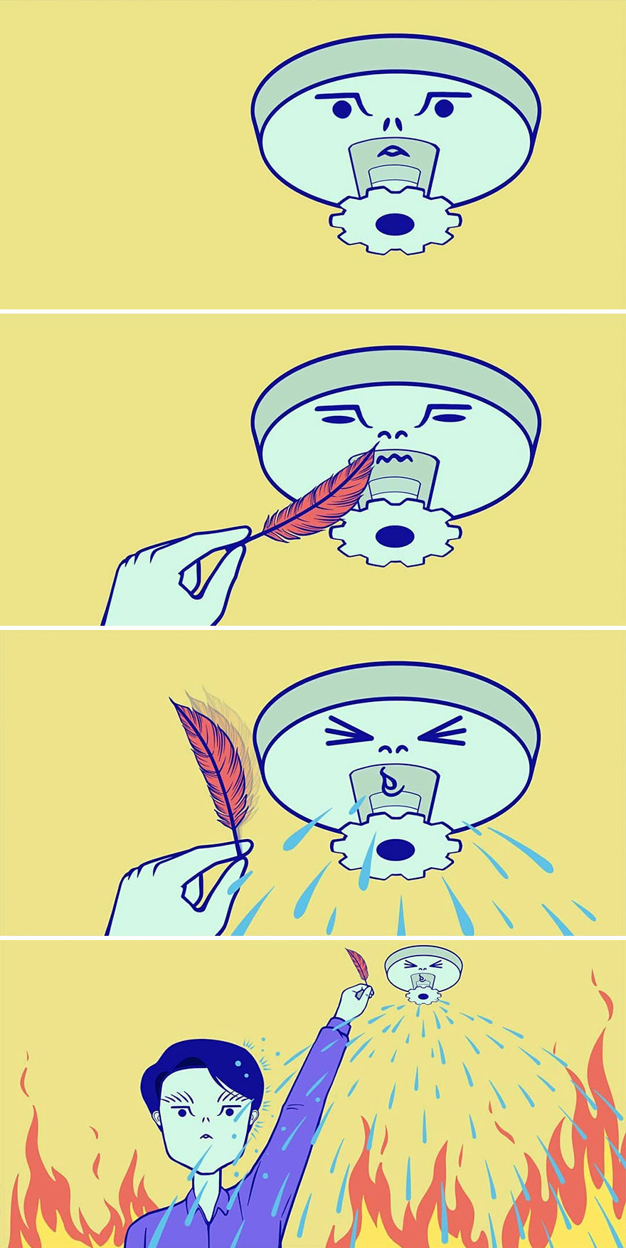 This South Korean Artist Created A Parallel Universe And Portrayed It With Comics That Will Stir Your Mind